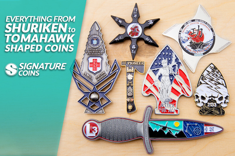 Everything From Shuriken to Tomahawk Shaped Coins