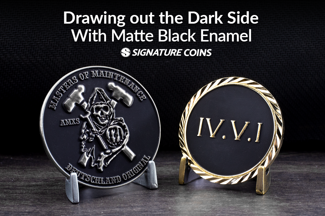 Drawing out the Dark Side With Matte Black Enamel