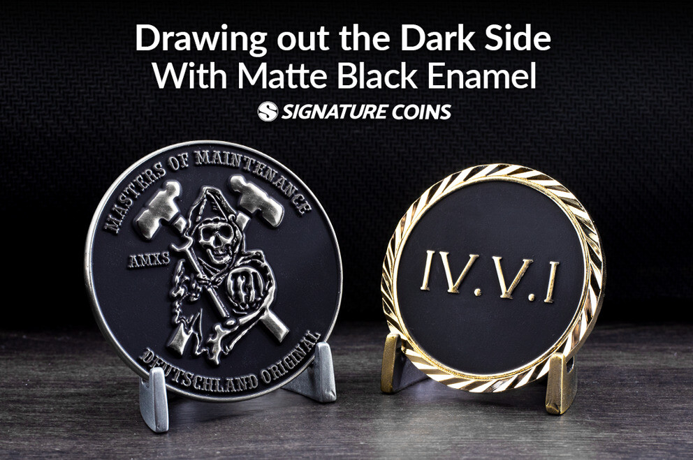 Drawing out the Dark Side With Matte Black Enamel