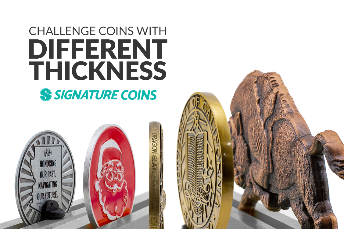 Challenge Coins With Different Thickness