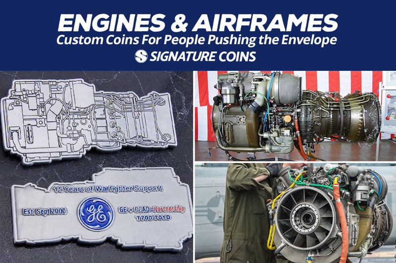 Engines and Airframes: Custom Coins For People Pushing the Envelope