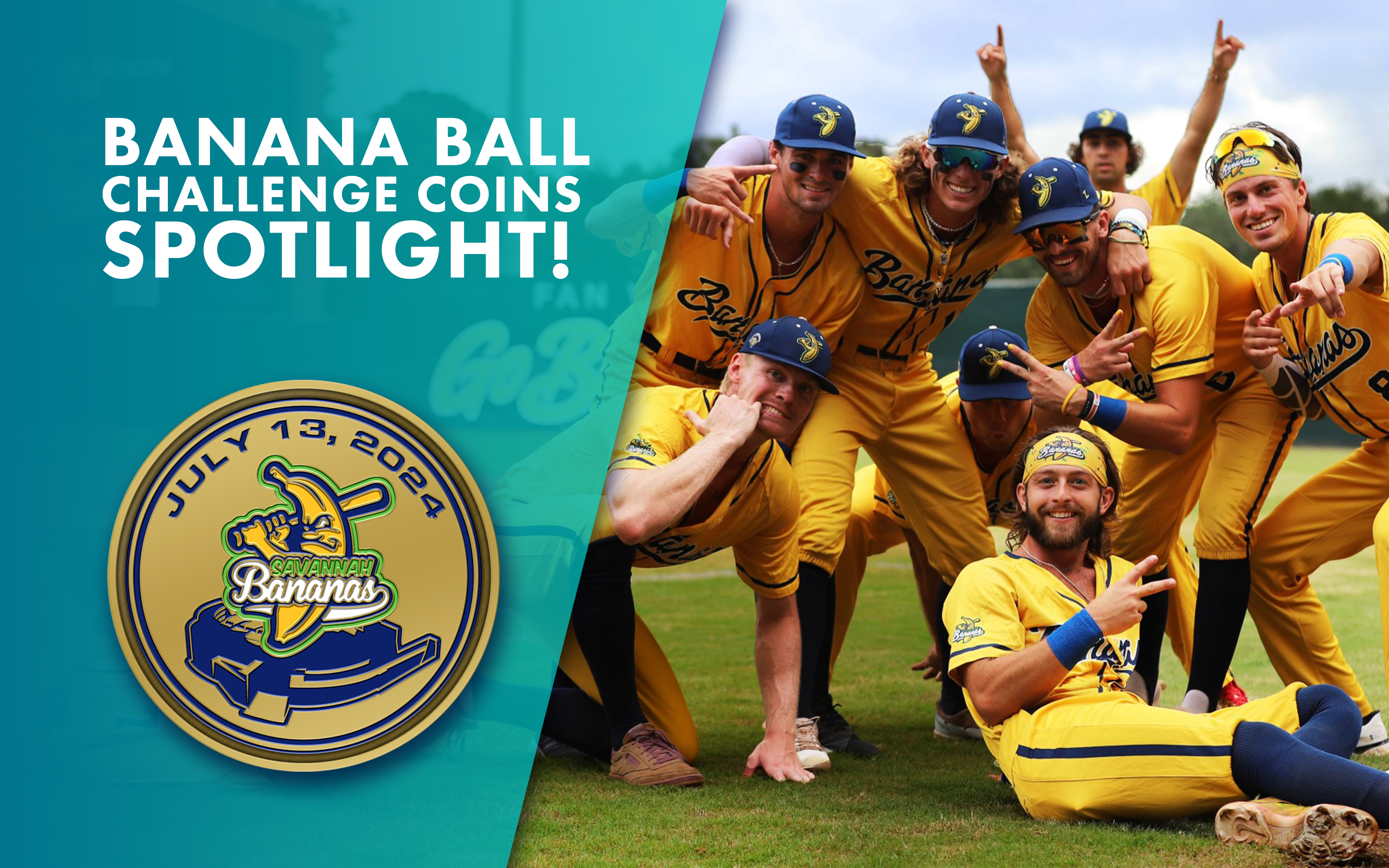 The Savannah Bananas Introduction to Challenge Coins!