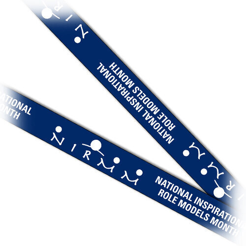 Custom National Inspirational Role Models Month Lanyards Motivate