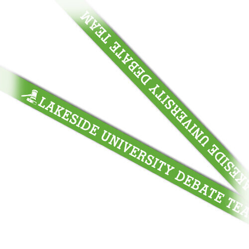 Create Custom Lanyards for Your Debate and Forensic Tournaments