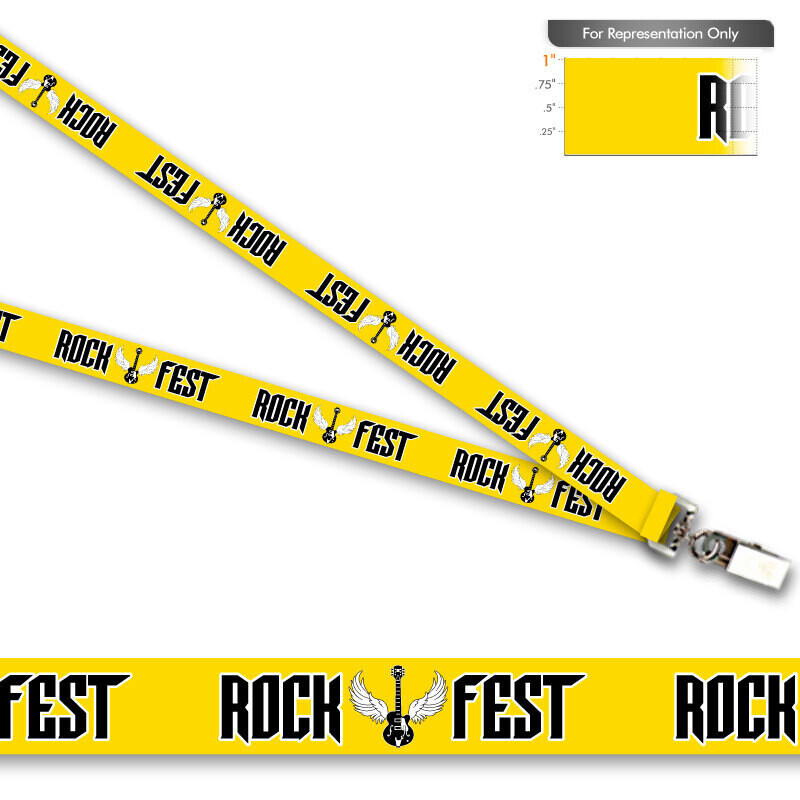 Create Custom Lanyards for Your Rock Concert Fans
