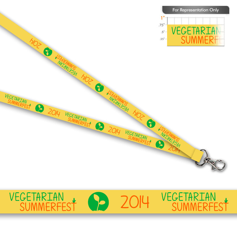 Create Custom Lanyards for Your Vegetarian Conference
