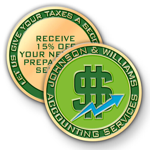 Create Custom Challenge Coins for Your Accounting Business
