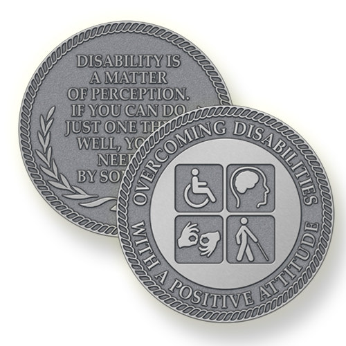 Award Individuals with Disabilities with a Custom Challenge Coin Gift