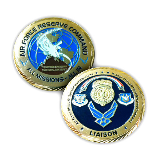 Air Force Reserve Command (AFRC) Creates Challenge Coins for Graduation