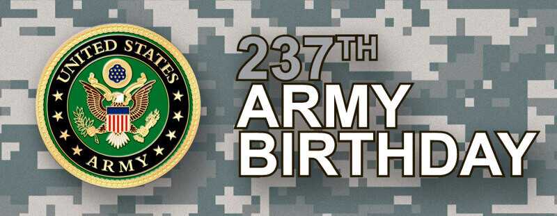 Celebrating the Army’s 237th Birthday Today with Custom Challenge Coins
