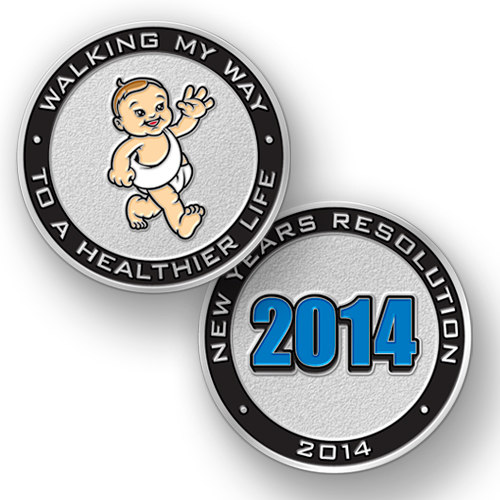 New Year’s Resolution Custom Challenge Coins Keep People on Task