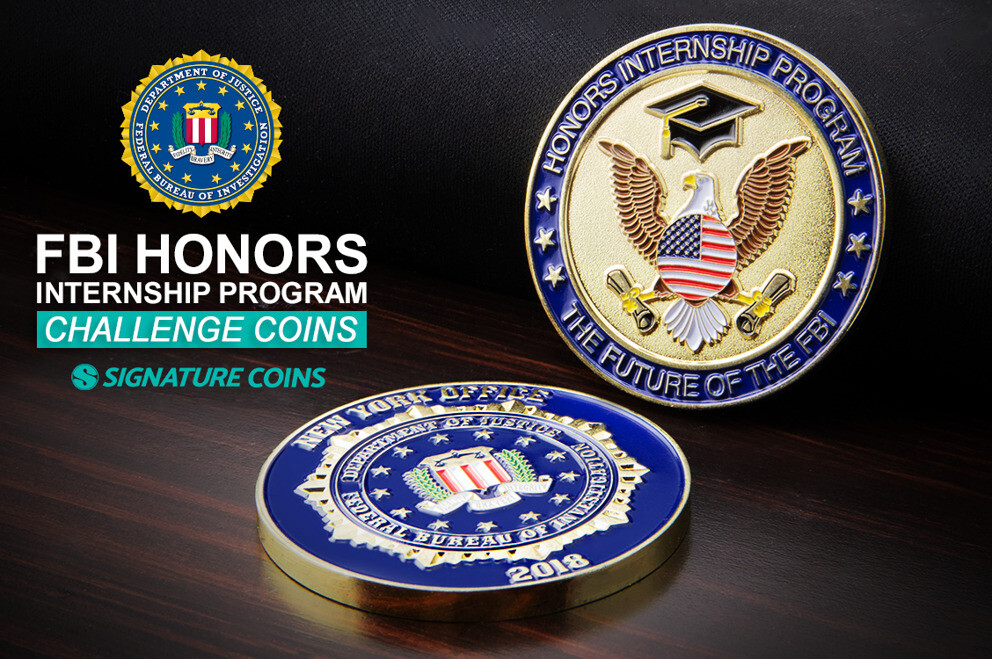 FBI Honors Internship Program Challenge Coins