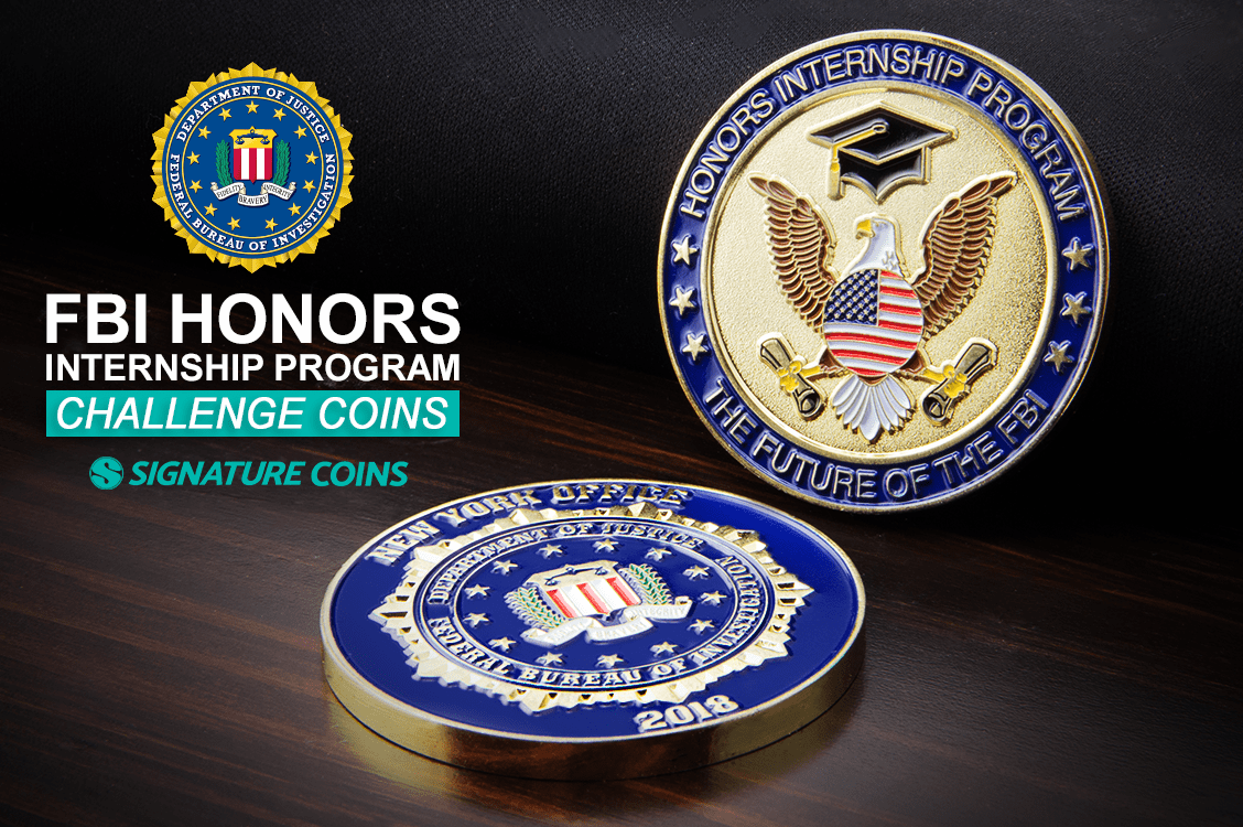 FBI Honors Internship Program Challenge Coins – Signature Coins