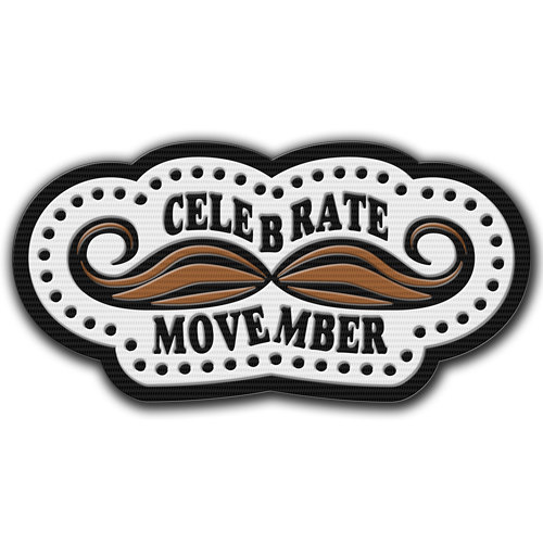 Custom Moustache Patches for Your Movember Event