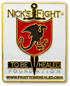 Fundraiser Lapel Pins Made for Nick’s Fight to Be Healed Foundation