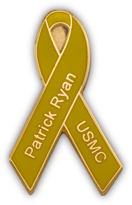 Custom Ribbon Pins Help Military Families Cope