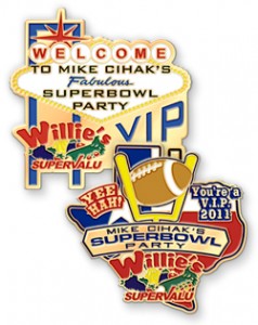 Commemorate Your Next Super Bowl Party with an Event Lapel Pin