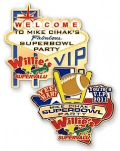 Commemorate Your Next Super Bowl Party with an Event Lapel Pin