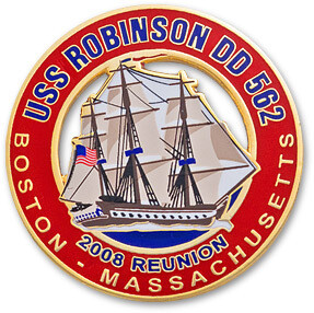 Veterans are Given Military Lapel Pins to Commemorate Reunions