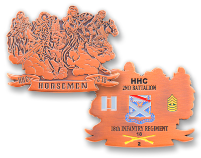 Say Thanks to Your Battalion With Oversized and Custom Shaped Challenge Coins