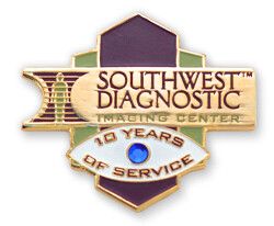Diagnostic Lab Lapel Pins Recognize Nurses, Office Staff, and Technicians