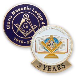Masonic Lodge Lapel Pins Mark Achievement