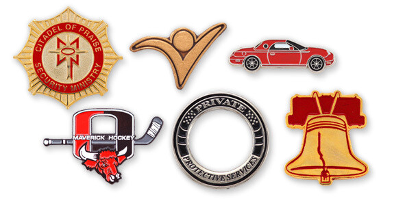 Unique and Varied Shapes Make Interesting Lapel Pins