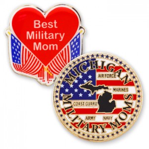 Honor Military Moms with Custom Recognition Lapel Pins