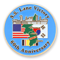 Custom Hat Pins for Battle and Navy Ship Anniversaries