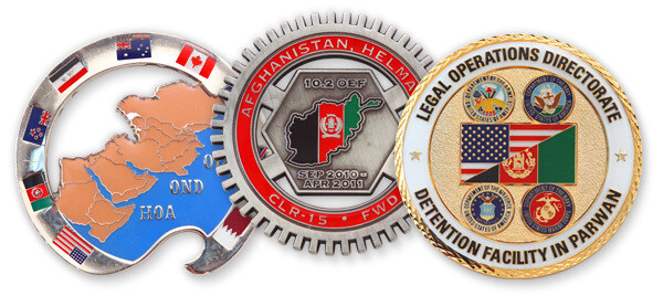 Custom Challenge Coins That Are Cut Out Make a Bold Statement