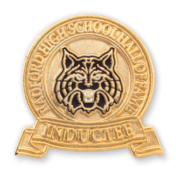 Classic Gold Lapel Pins with a Hint of Color Are Perfect for Sports Hall of Famers