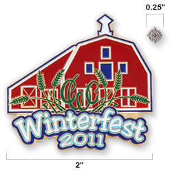 Lapel Pins Can Be Made in Any Size to Add to the Design and Unique Appearance