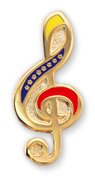 Musical Note Pins Give Musicians Something to Sing About