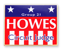 Campaign Pins Put Local Judges in the Spotlight