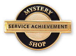 Mystery Shopper Programs Reward Employees with Custom Lapel Pins for a Job Well Done