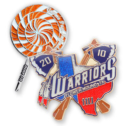 Glitter Helps Custom Lapel Pins Shine