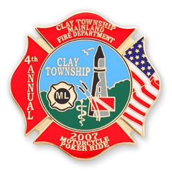 Poker Run Lapel Pins Help Organizations Raise Money