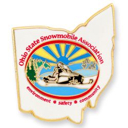 Ohio State Snowmobile Association Creates Custom Lapel Pins for Year Round Use