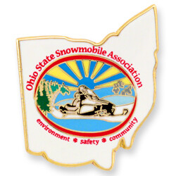 Ohio State Snowmobile Association Creates Custom Lapel Pins for Year Round Use