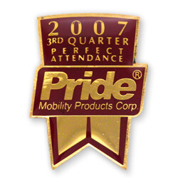 Honor Employees with Perfect Attendance with a Lapel Pins