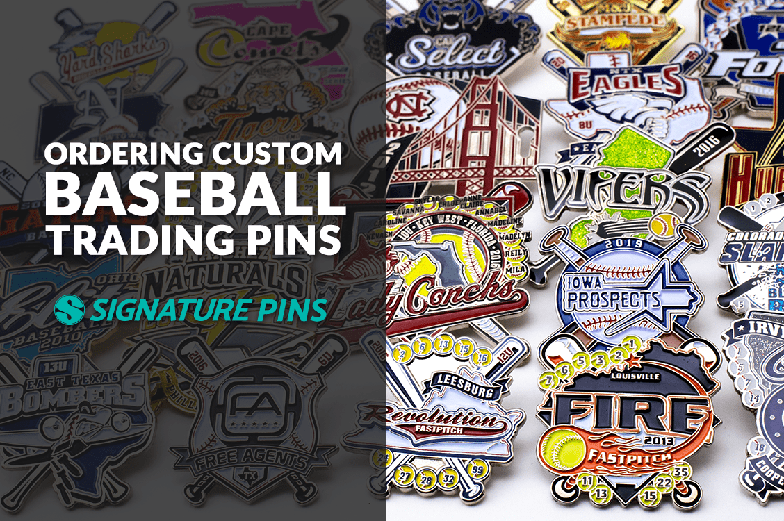 Baseball and Softball Trading Pins – Signature Pins