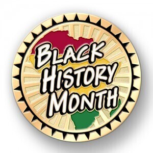 February Black History Month Lapel Pins