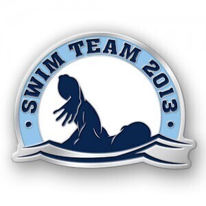 Swim Team Lapel Pins