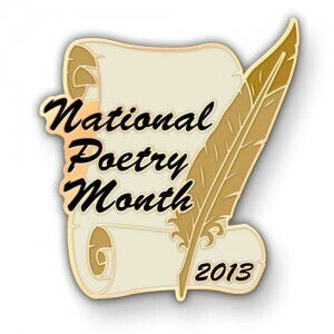 National Poetry Month Custom Lapel Pins