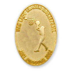 Custom Lapel Pins for Basketball Teams Participation