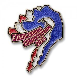 Custom Cheerleading Competition Lapel Pins