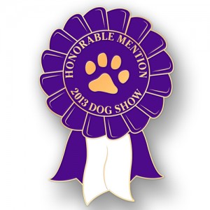 Dog Show Award Lapel Pins