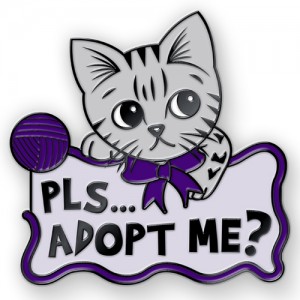 Celebrate National Adopt a Cat Month with Custom Lapel Pins