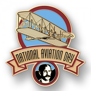 National Aviation Day Custom Lapel Pins