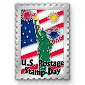 US Postage Stamp Day Custom Lapel Pins